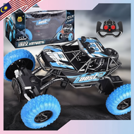 Rechargeable LED Remote Control Monster Truck 4x4 Kereta Off-Road Rock Climbing Crawler Vehicles 越野 
