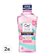 Ora2 愛樂齒 me淨白清新漱口水 櫻花薄荷  460ml  2瓶