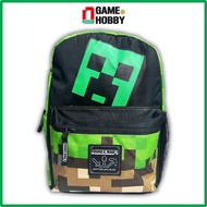 Black CREEPER MINECRAFT Backpack For School Books, Laptops