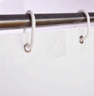 全城熱賣 - 防水防黴PEVA浴簾送掛（白色）（200*180cm）