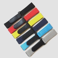 ผ้าใบไนลอน Face Watch Band Mens Magic Stick RM50 RM53 สไตล์ 25 มม.กว้างเปลี่ยนสายนาฬิกาสําหรับ Richa