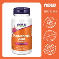 NOW Foods Pantothenic Acid 500 mg 100 Veg Capsules