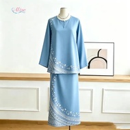 Exclusive Muslimah Eid Dress |     Kurta India Long Sleeve |     3D Floral Print |     Straight Cut 