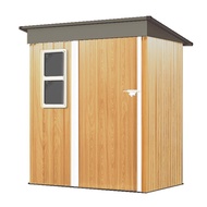 HomePro บ้านเก็บของกลางแจ้งกัลวาไนซ์ทึบ HUNTER 152X98 ซม. แบรนด์ SPRING