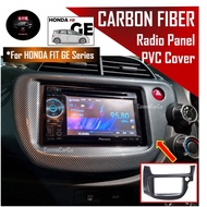 🔥SG SELLER🔥 Honda Jazz/Fit GE GE6 GE8 2008-2014 Radio Panel Touch Screen Display Cover Carbon Fiber Trim Accessories
