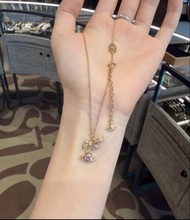 (有現貨！不用提問🙏🏻) 2026秋冬 Vivienne Westwood ANGELIQUE Pendant 合金 925銀 絲帶 蝴蝶結 土星 頸鏈 頸鍊 項鏈 項鍊  (保証正貨及全新) 只有金