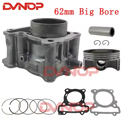 Scooter N-MAX 62mm Big Bore Racing Cylinder Kit for Yamaha NMAX N max Nmax 155 Aerox TRICITY R15 NVX
