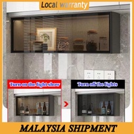 Kabinet Dapur Gantung Kitchen Wall Mounted Cabinet Kitchen Hanging Cabinet Glass Door Seasoning Stor