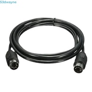 DWAYNE DIN 5PIN Cable Extension Male Cable Music Cable DIN Plug to 5 Pin M/M Cable Adapter 5PIN Male