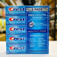 [Hàng Nhập] Set 5 tuýp Kem đánh răng Crest Pro Health Advanced 167gx5