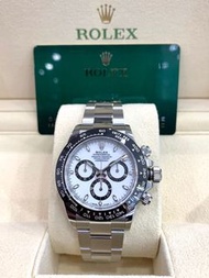 勞力士Rolex 116500LN Daytona  地通拿 尾期貨2024年2月保卡 四實體店買賣