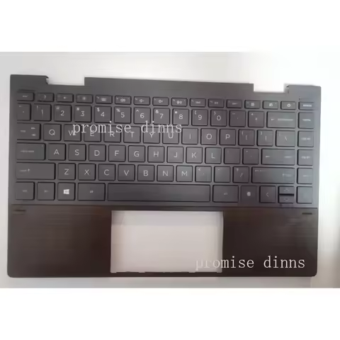 M For HP ENVY 13 X360 13-AY TPN-C147 Palmrest Upper Backlit Keyboard L94518-001