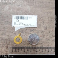 Murni Mewah Emas916, Loket Bulat T&c Ot Yg Laser H7.8 Lyg 2053 1.4 cm Pd