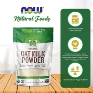 NOW Foods, Organic Oat Milk Powder, Dairy and Soy Free, No Sugar Added, Vegan, NGMO, Gluten Free, 12