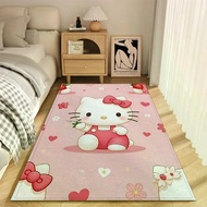 Cute cartoon decoration carpet bedroom bedside carpet room carpet hello Kitty bath mat door mat entr