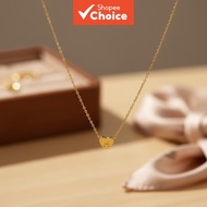 Charming Heart Initial Necklace Dainty Chain Stylish Gift for Women Modern Jewelry  Kalung Inisial H