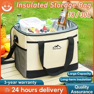PASSION Storage Bag 18L & 30L Large capacity Camping Picnic Insulated Cooler Bag Foldable Cooler Bag