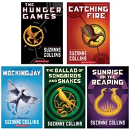 Hunger Games Series Books 1 - 5 Collection Set: The Hunger Games Catching Fire Mockingjay The Ballad