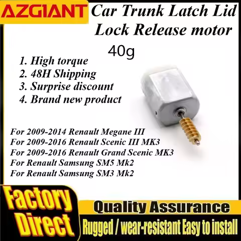 1021460 310251 Car Deck Lid Latch Motor For Renault Megane III/Scenic III MK3/Grand Scenic MK3/Samsu