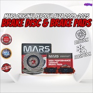 MARS BRAKE DISC / DISC ROTOR - PERODUA ALZA 2009-2025
