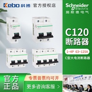 Schneider Small Circuit Breaker A9 C120H C Type 1/2/3/4P One-Stop High Current Air Switch