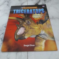 Triceratops dinosaur fighter dino dinosaur children's knowledge story book Indonesian children's sto