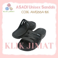 (CLICKLY) Asadi EVA Sandal AM1266A-BLK | Light Soft Slippers for Adults | Ready Stock