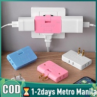 Rotatable Socket Converter 2500W One In Three 180 Degree Extension Plug US Multi Plug Mini Slim