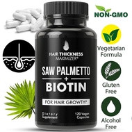Biotin Capsules 10000mcg with Organic Coconut Oil Vitamin B7 Hair Skin Nails Nutrition Supplement