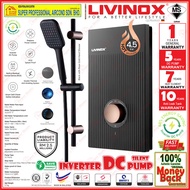 Livinox DC Pump Water Heater LWH-LS400-DC-MB DC Inverter Silent Pump Instant Water Heater Matt Black