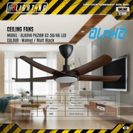 ALPHA ALKOVA PAZION G2-5B/46 LED Ceiling Fan 5 Blades 46 Inch | Elegant Home Fan | Premium Modern Fa