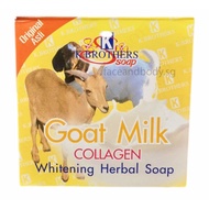 K-Brothers Goat Milk Collagen Whitening Herbal Soap (6 pcs)-Brothers Goat Milk Collagen Whitening He