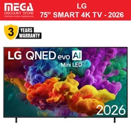 LG 75QNED86BSA 75" QNED EVO MINILED 4K SMART TV | Free Wall Mount