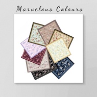 Tudung Bawal cotton berkualiti tinggi 45inch x 45inch