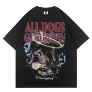 T-Shirt | Oversize Oversize | Dogs | Black Black Black | Brainsgland all dogs t-shirt/ t-shirt/ BIG 