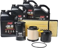 Doc's Diesel 5W-40 Full Synthetic Oil + Filter Maintenance Kit DFD4615+D6128+DPA6109+DOCS5W40-4 | Co