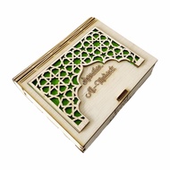 Decorative Wooden Box to Keep Ramadan & Raya Tidbit, Festive snack box FB23-05