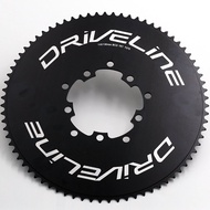 ไต้หวัน Driveline 69t/75t จักรยานพับขนาดใหญ่ห่วงโซ่จักรยานคู่ Bcd 110/130 Bcd Ultra-max Gearset ขี่จ