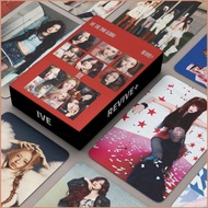 55PCS/Set IVE LOMO Card 2nd Album REVIVE+ Yujin Postcard Collection KPOP Star Peripheral