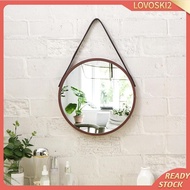 [Lovoski2] Hanging Mirror Circle Mirror Wall Mount for Dresser Farmhouse Salon Bedroom