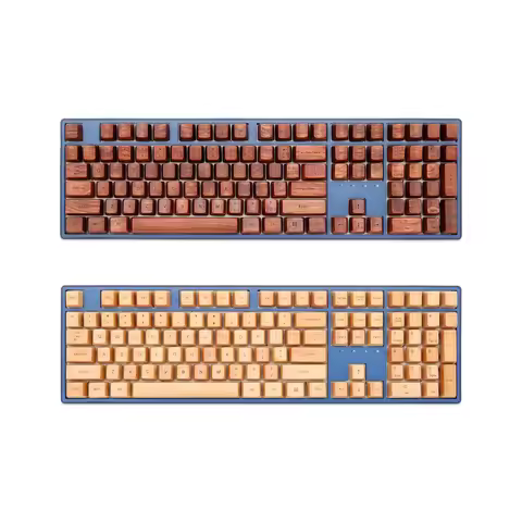 KPREPUBLIC LOOP 104 Wooden Keycaps Wood Keycap Walnut Rosewood Beech for GH60 Poker 60 87 tkl 104 an