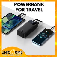 Uniqhome Baseus Bipow 20W 10000 / 20000 / 30000 MAH Power Bank Long Lasting Travel Portable Multi USB Powerbank Large Capacity