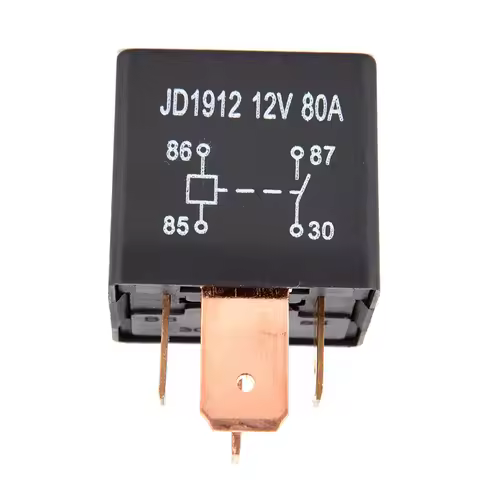 Waterproof Automotive Relay Heavy Duty Relay 4 Pin DC 24V 12V 80A JD1912 Automotive Car Relay Effici