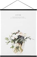 Miaowater Magnetic Poster Frame Hanger,36x24 36x48 36x12 Light Wood Wooden Frames Hangers for Photo 