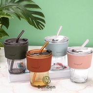 Thumbler Glass Straw Aesthetic Gorgous Glass Aesthetic TumblerGorgeous Glass Straw 350ml