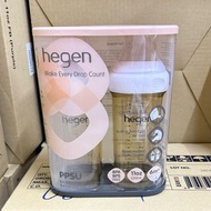 現貨✨Hegen – PCTO™ PPSU  330ml/11oz Feeding Bottle  (2-Pack)｜多功能寬口奶瓶 330ml/11oz ( 2個裝 ) ～白色、藍色、紫色、粉紅色💗