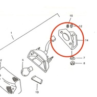 TXR 150 GAMMA PANTHER REAR LAMP BRACKET