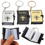 Bible Keychain - Mini Holy Bible Keychain - Mini Bible Verse Keychain - Gift for Christian and Catho