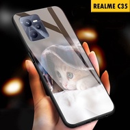 [A11] Realme C35 Case Realme C35 Glitter Glass Softcase Realme C35 Phone Case/ Realme C35 Case/