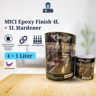 MICI Epoxy Finish 4L + 1L Hardener / Heavy Duty Floor Paint / Cat Lantai